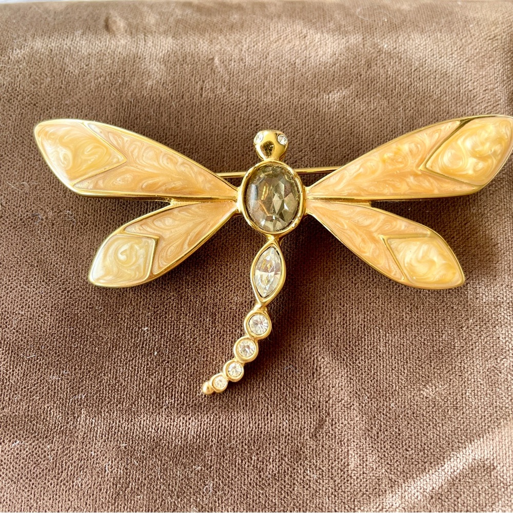 Vintage Kenneth Jay Lane for Avon Dragonfly Brooch
